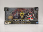 SW Multipack 3.75" - Star Tours Sector 2 Security ( G2 Droid, C-3PO, RX Dorid)